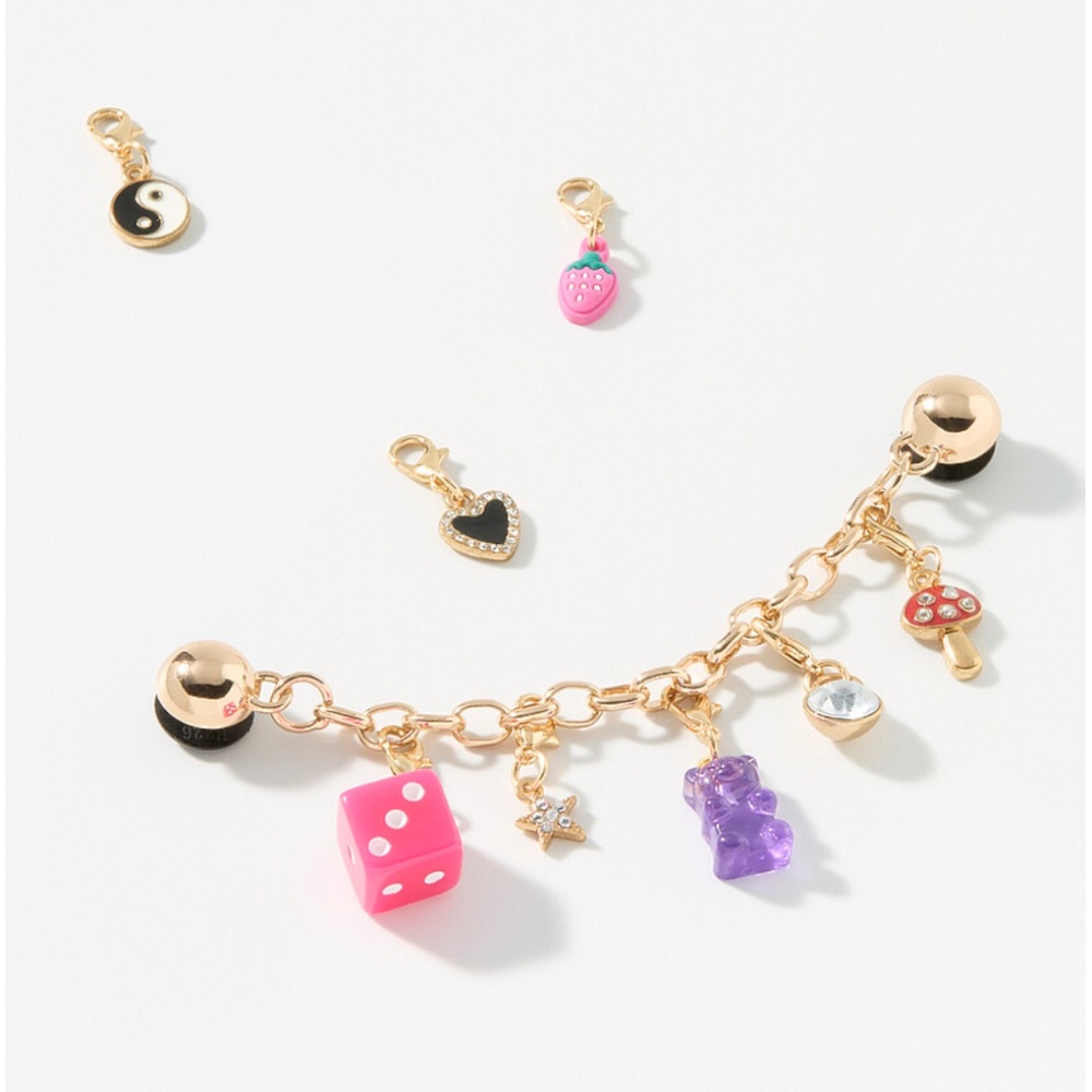 Crocs kitsch Jibbitz charms clog chain 9-piece set NWT